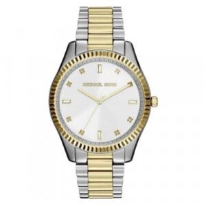 Michael Kors Blake Two-Tone Silver & Gold Watch Crystal Indices MK3241 Classic